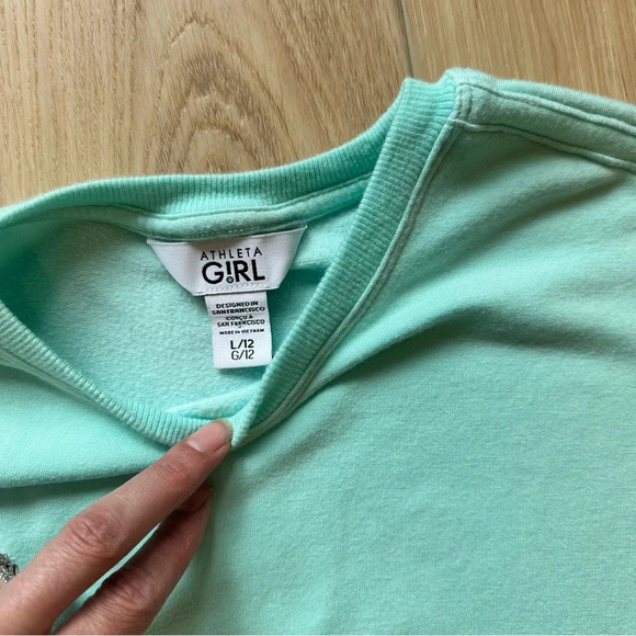Athleta Girl Up For Anything Sweatshirt Size Large/12 - Picture 9 of 9